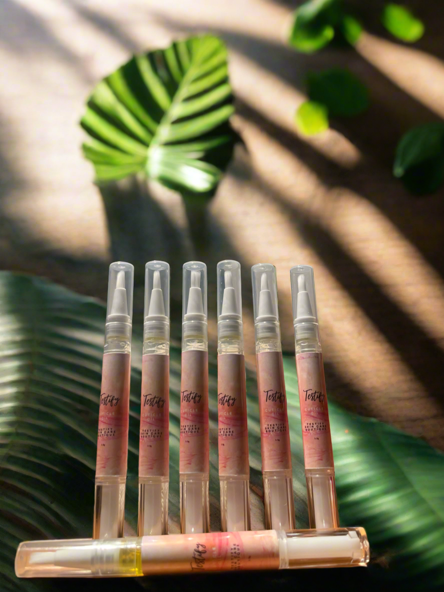All Natural Cuticle Oil made with plantain oil