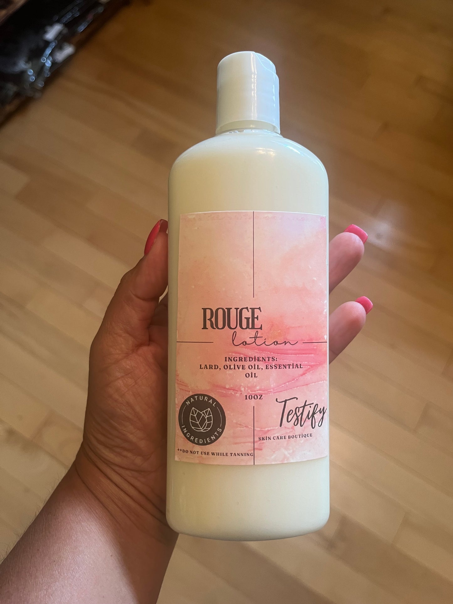 All Natural Body Lotion made with natural ingredients