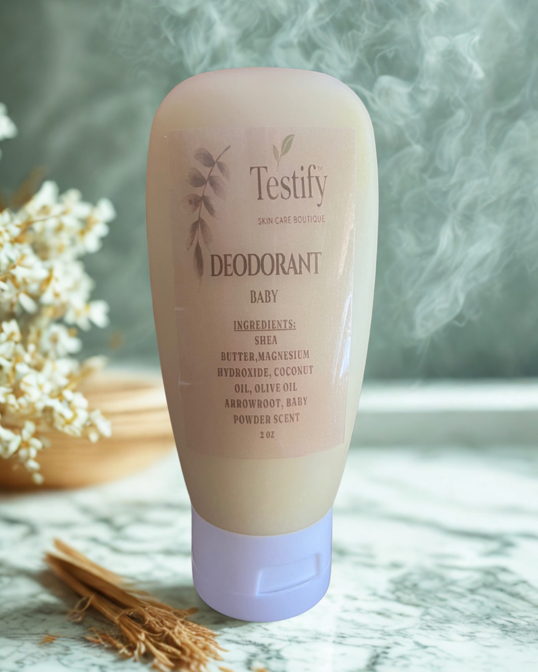 Baby Deodorant Lotion – Aluminum-Free Natural Deodorant for Sensitive Skin (2 oz)