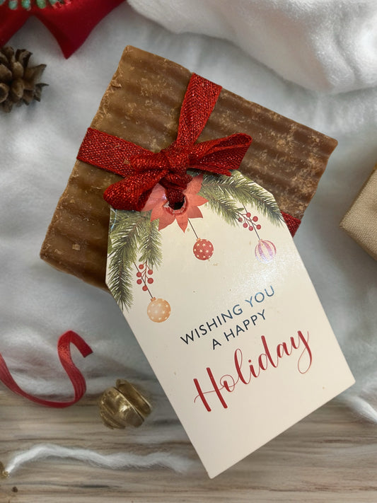 Mini Holiday Bar Soap – Vanilla | All-Natural Goat’s Milk Soap | Testify Skin Care Boutique