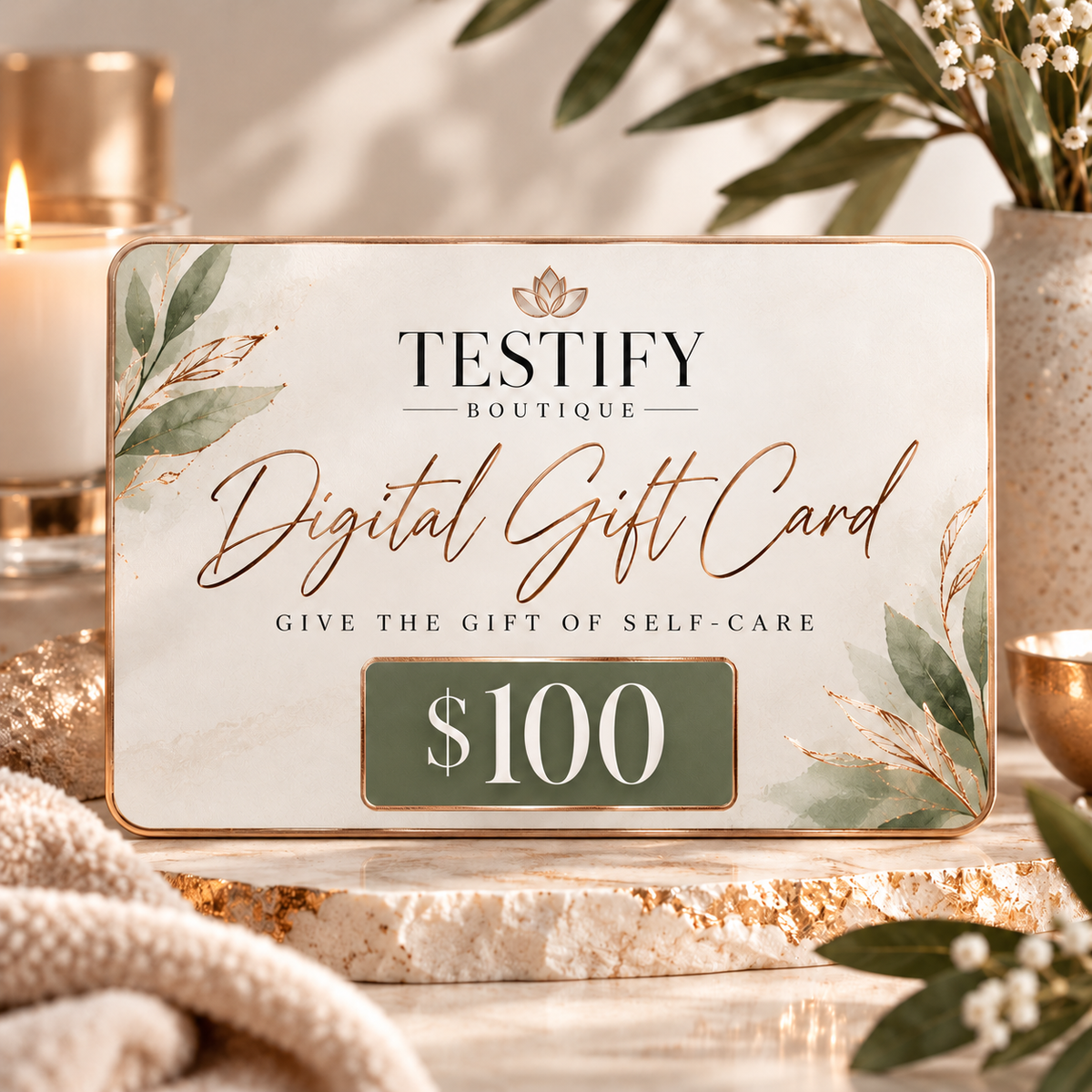 Testify Boutique digital gift card $100