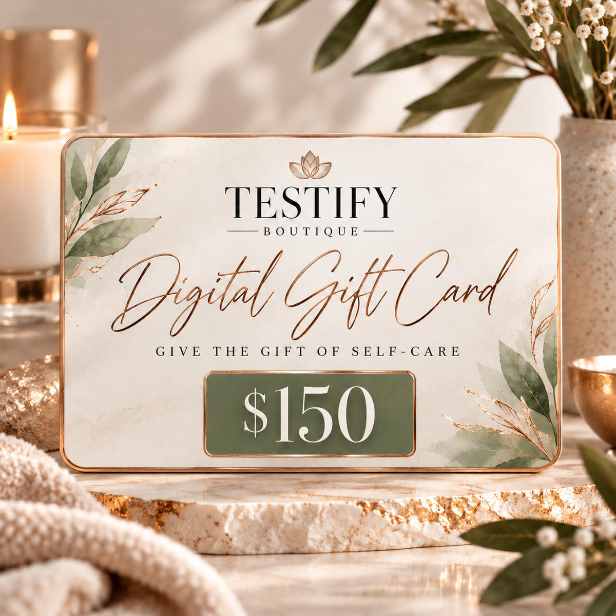 Testify Boutique digital gift card $150