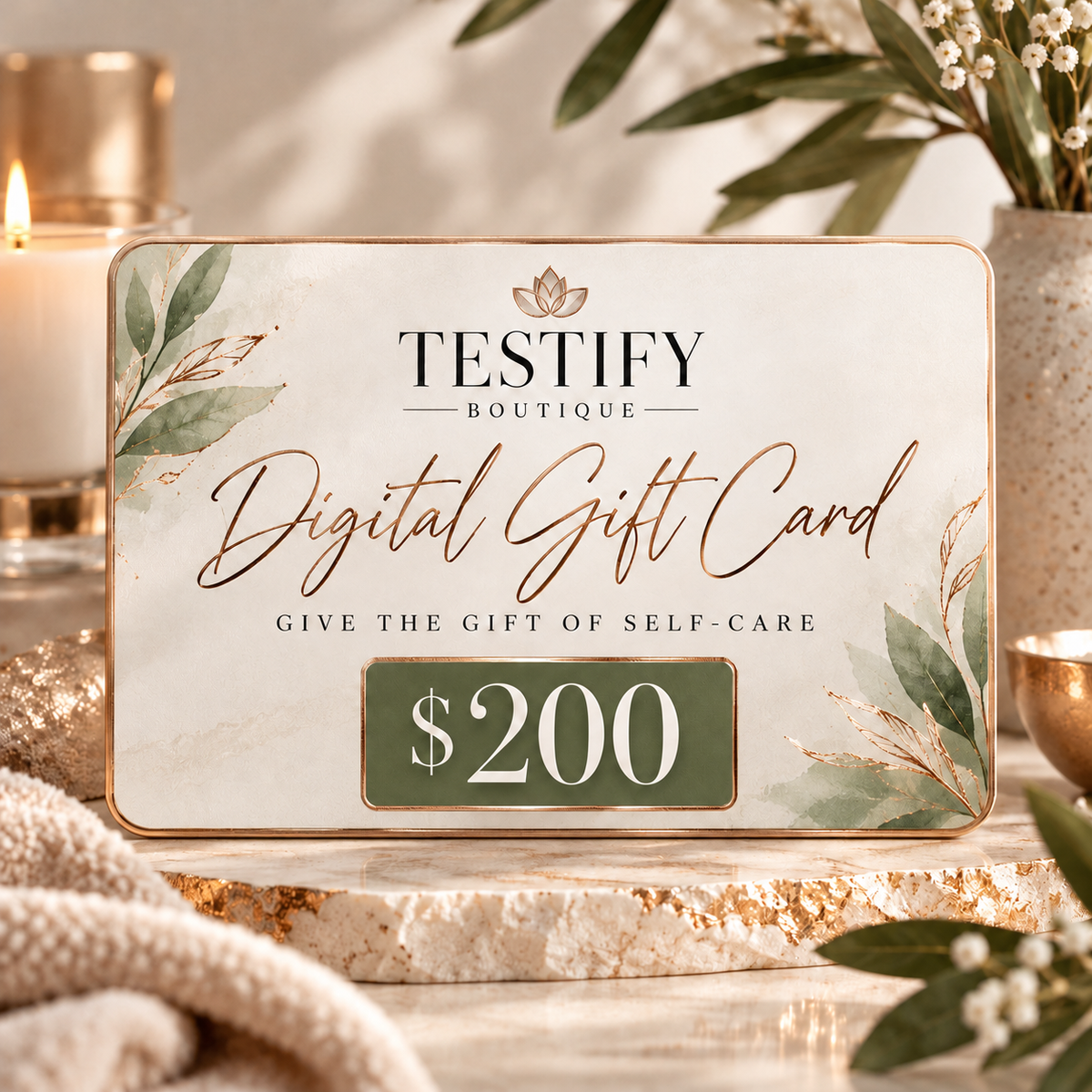Testify Boutique digital gift card $200