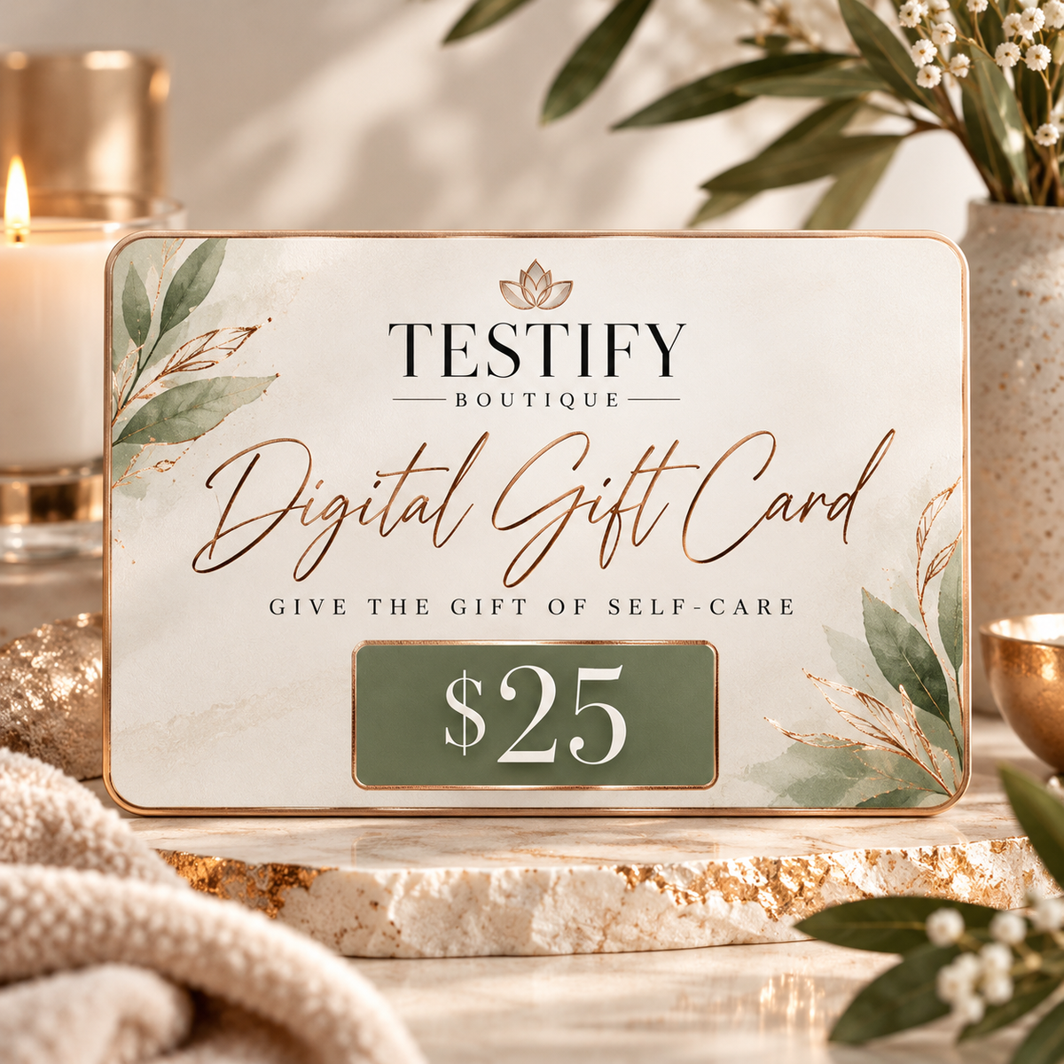 Testify Boutique digital gift card $25